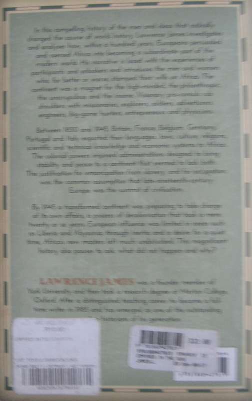 Empire in the Sun The Struggle for the Mastery of Africa 1830-1990 Lawrence James   Publish