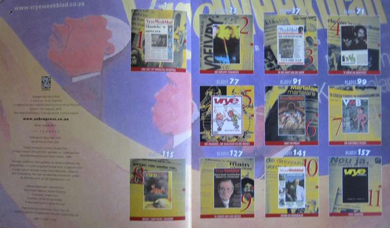 Oranje Blanje Blues n Nostalgiese Trip VryeWeekblad 88-94 Max Du Preez
