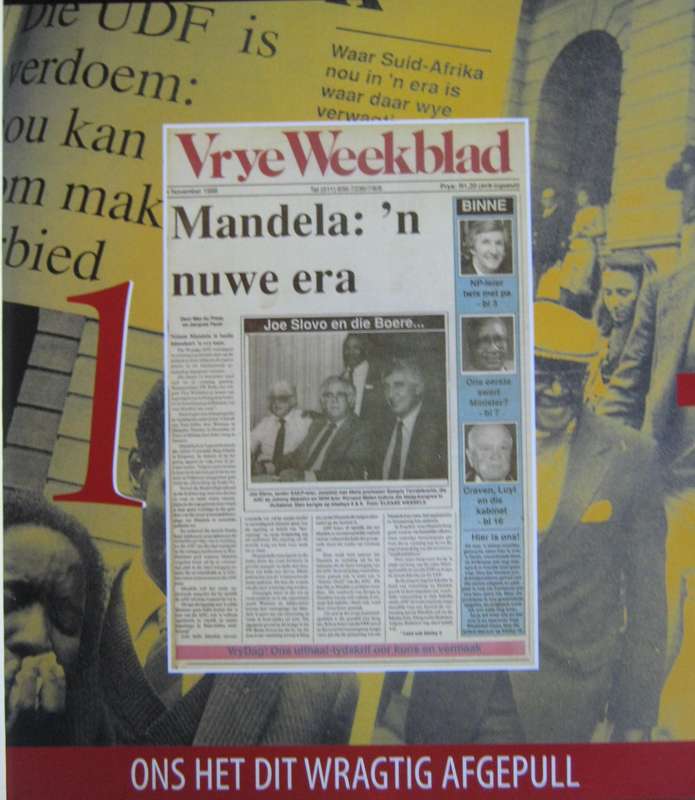 Oranje Blanje Blues n Nostalgiese Trip VryeWeekblad 88-94 Max Du Preez