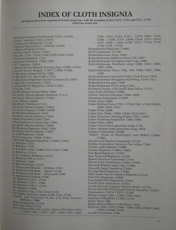 The Military Badges and Insignia of Southern Africa Colin R Owen