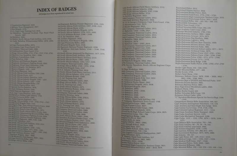 The Military Badges and Insignia of Southern Africa Colin R Owen