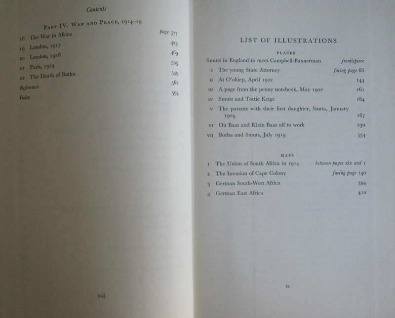 Smuts  2 Volumes. 1. The Sanguine Years 1870-1919 2. The Fields of Force 1919-1950 W K Hancock