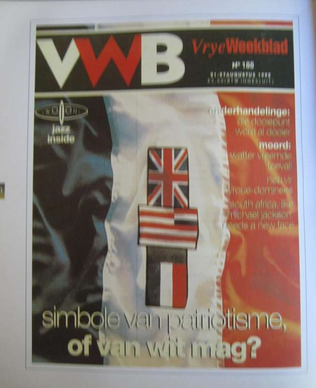Oranje Blanje Blues n Nostalgiese Trip VryeWeekblad 88-94 Max Du Preez