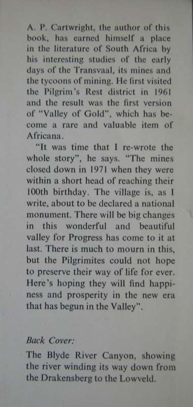 Valley of Gold A P Cartwright