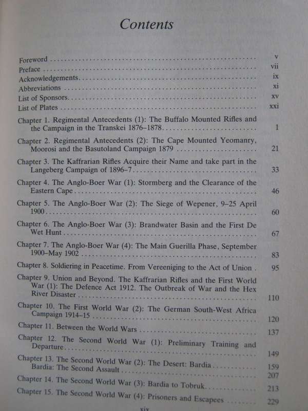 The Kaffrarian Rifles 1876  1986 Francis L Coleman