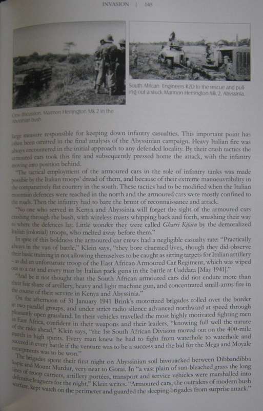 The Black Beret The History of South Africas Armoured Forces Volume 1  Signed by the author