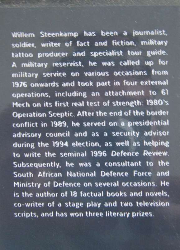 The Black Beret The History of South Africas Armoured Forces Volume 1  Signed by the author