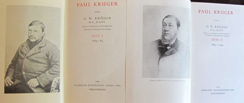 Paul Kruger  2 Volume Set D W Kruger