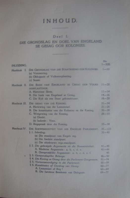 Die Britse Ryk Sy Grondslag, Doel, Ontwikkeling, Vervorming en Toekoms. Deel 1