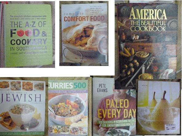 Cook Books  choose 2 for  R100