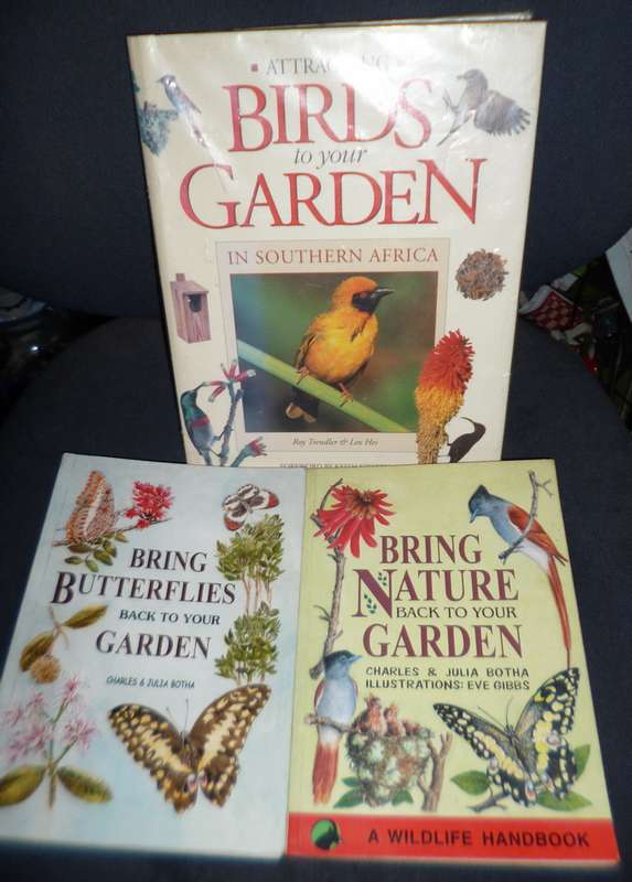 Bring Butterflies  , Birds and Nature to your Garden in 3 books