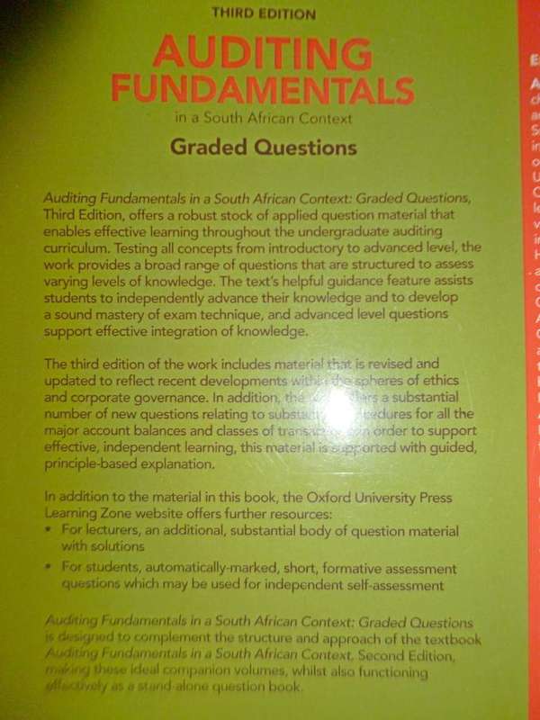 Auditing Fundamentals .Graded Questions