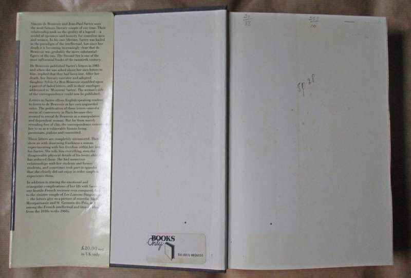 Letters to Sartre by Simone De Beauvoir