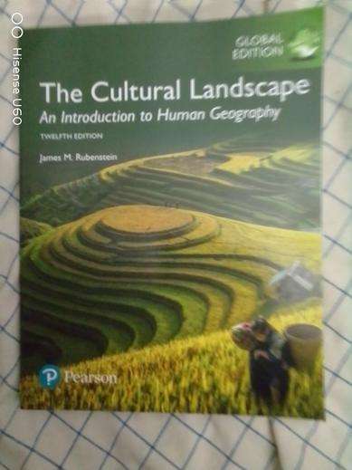Cultural Landscape . An Introduction to Human Geography  12 ed.