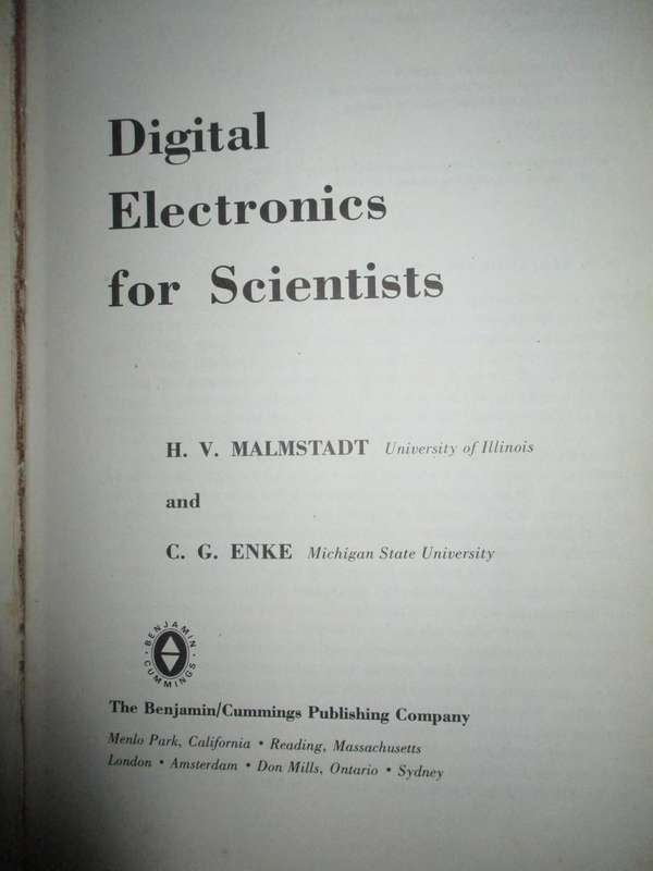 Digital Electronics for Scientists 1969
