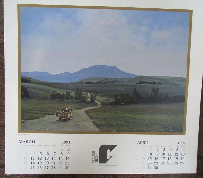 Peter Bonney Art Calendar