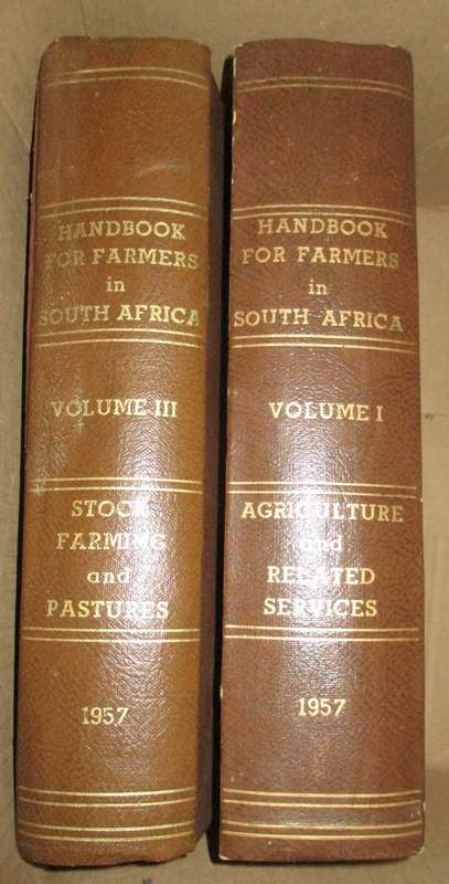 Handbook for Farmers in South Africa  Vol I & 3  1957