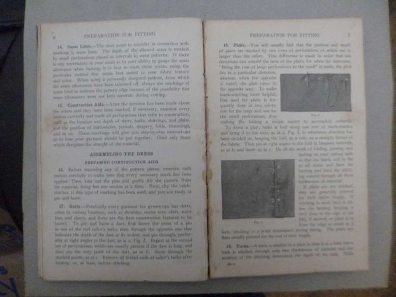 Cutting and Fitting : cutting , Preparation for fitting , Fitting 1938