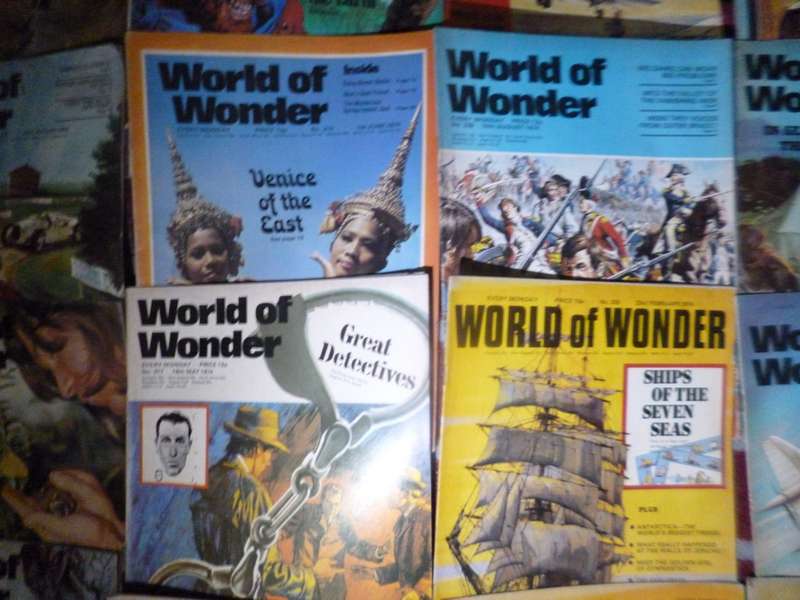 World of Wonder magazines from 1973 & 1974 x 51