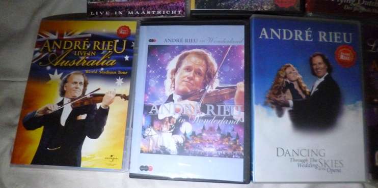 Andre  Rieu DVDs x 9