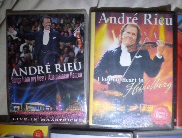 Andre  Rieu DVDs x 9