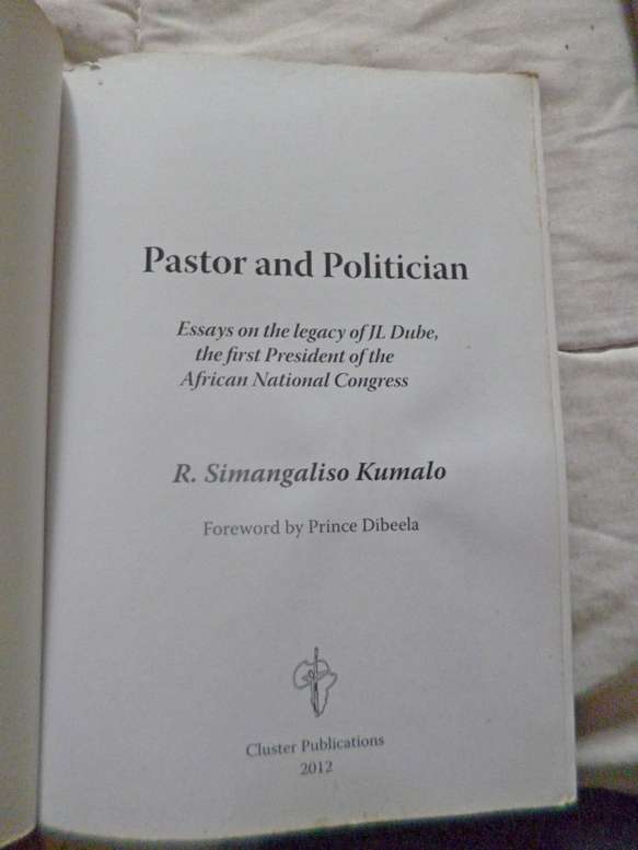 Pastor and Politician . First President of the ANC