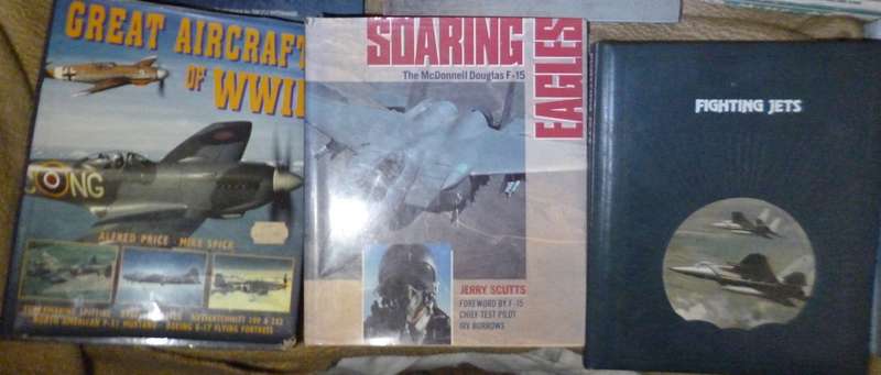 Military Aircraft ---  R50 each minimum purchase of 3 books