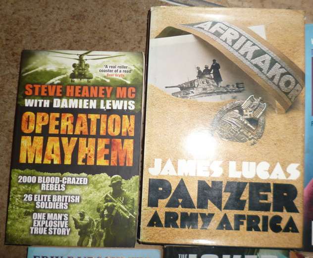 True War Stories and other War Books  - R80 each minimum purchase of 2 books