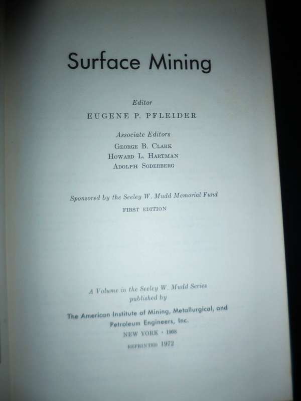 Surface Mining  1972