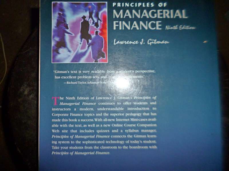 Principles of Managerial Finance   12th Ed  2009