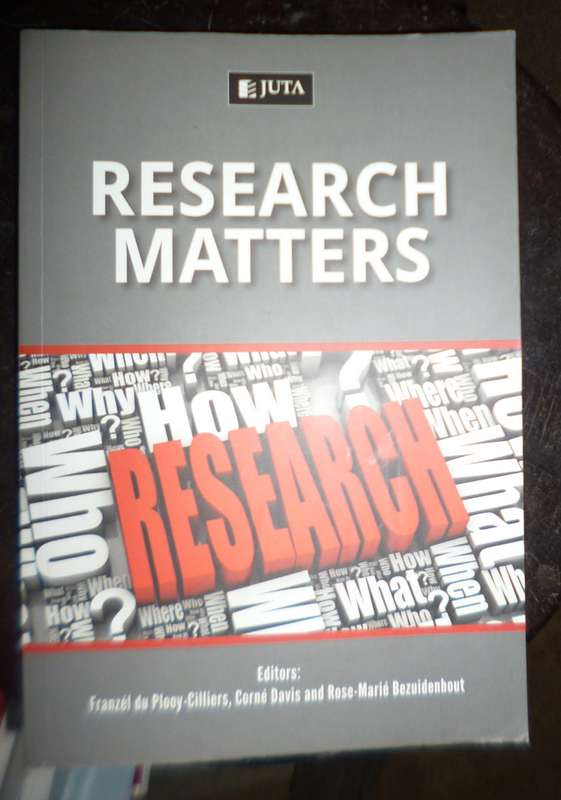 Research Matters edited by F Du Plooy Cilliers ...