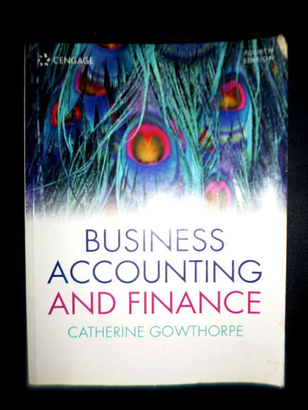 BUSINESS ACCOUNTING & FINANCE  4TH EDITION