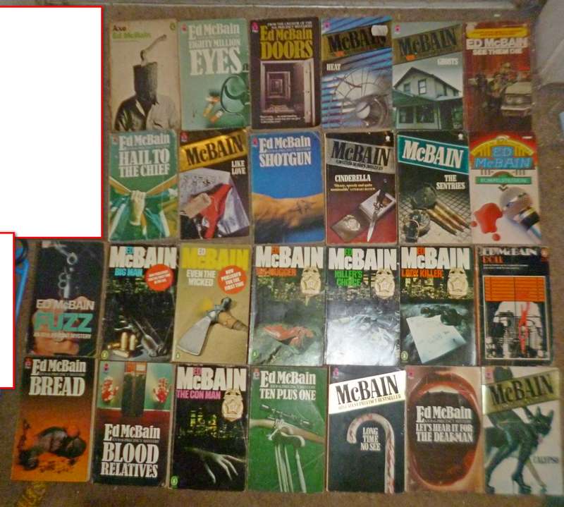 Ed McBain Books x 24