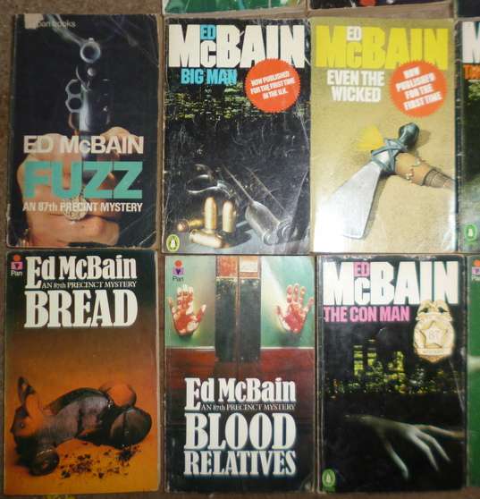 Ed McBain Books x 24