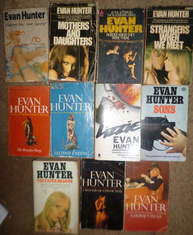 Evan Hunter Books x 11