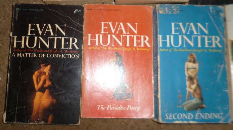 Evan Hunter Books x 11