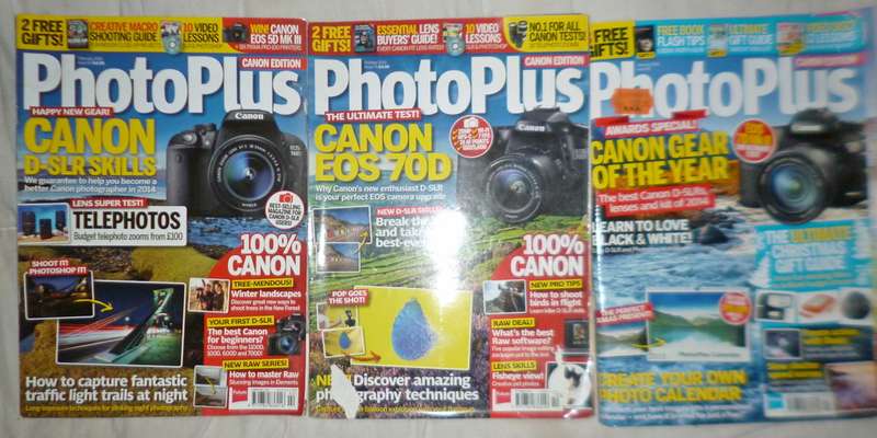 Photoplus Magazines x15      2013 and 2014