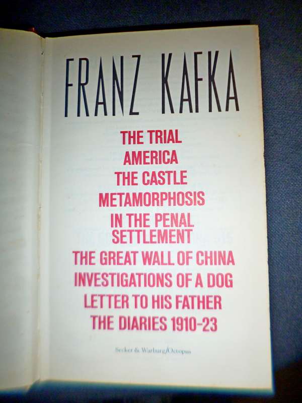 Franz Kafka 9 books in one