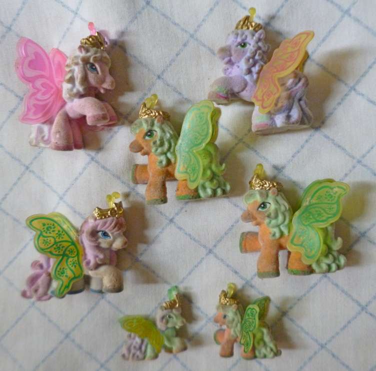Miniature  Fairy Horses with crowns x7