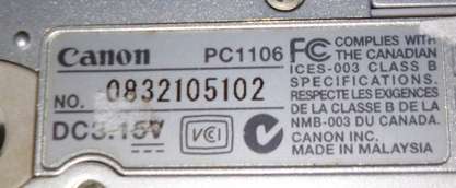 Canon PowerShot A520   Digital Camera