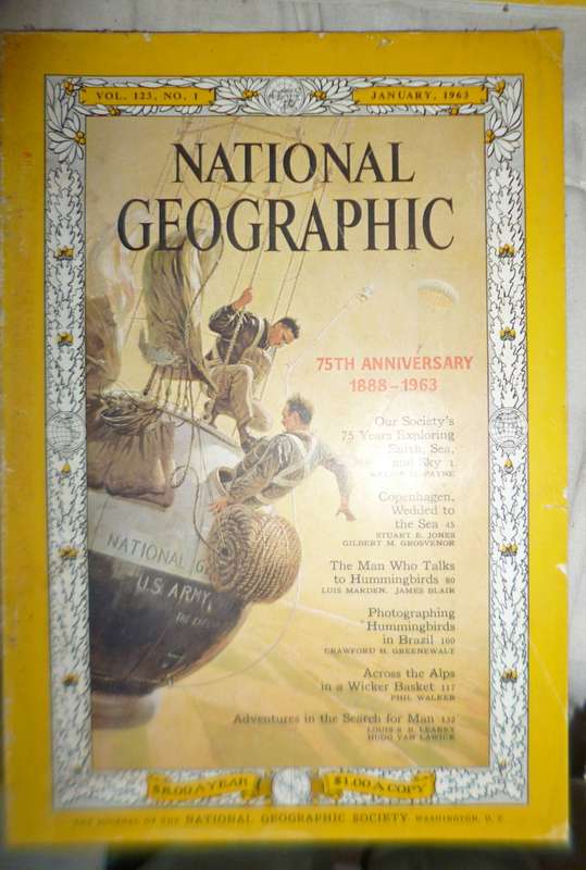 Old National Geographic x8
