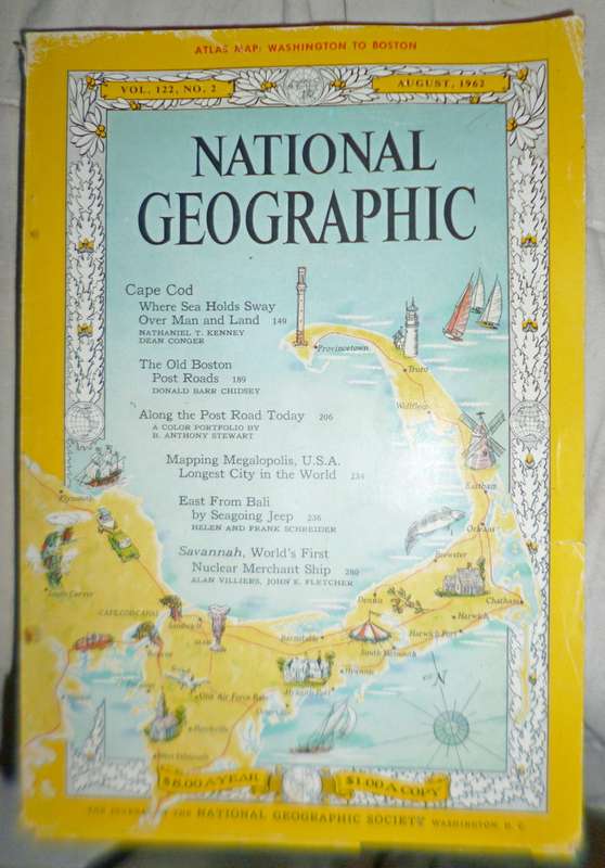 Old National Geographic x8