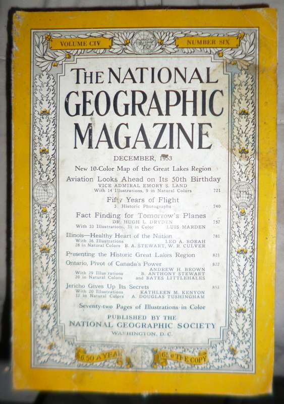 Old National Geographic x8