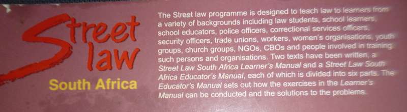 Street Law .  Practical Law for South Africans