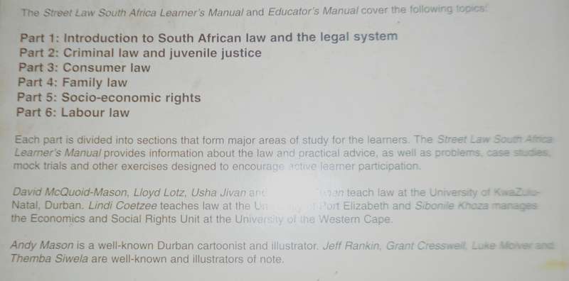 Street Law .  Practical Law for South Africans