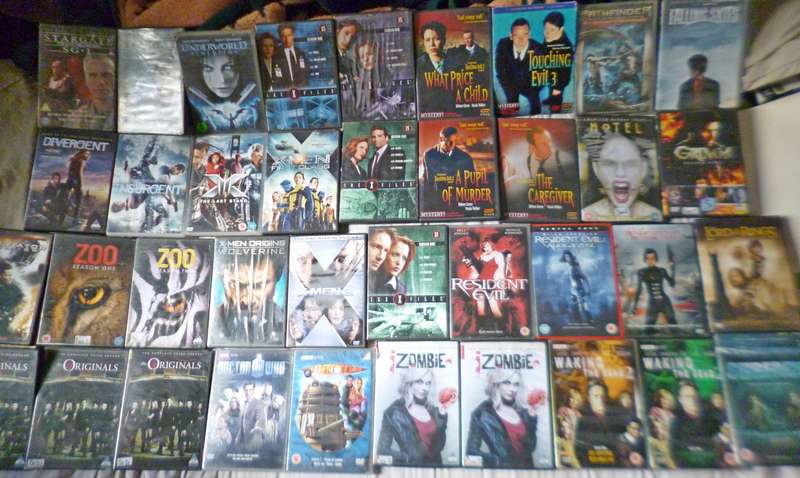 SF & Horror DVDs x32 choose any 5 for R100