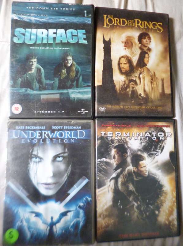 SF & Horror DVDs x32 choose any 5 for R100