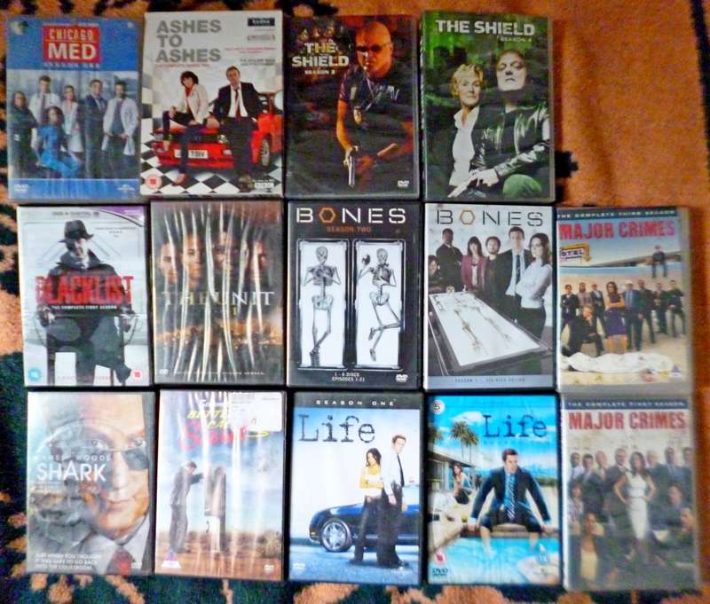Crime Dvd series R50 per season please choose at least 2 seasons