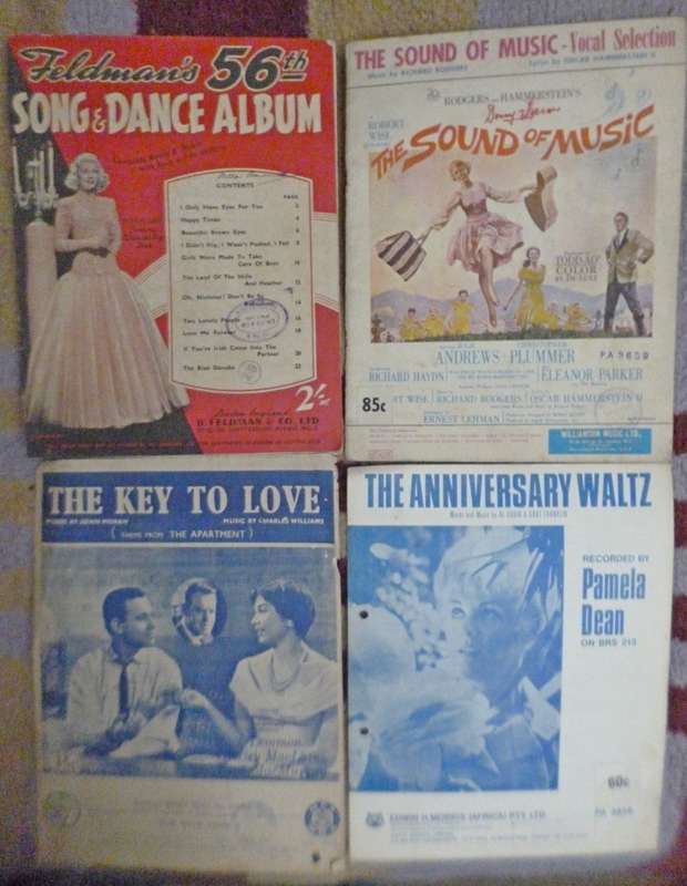 Vintage Music sheet Greats x25