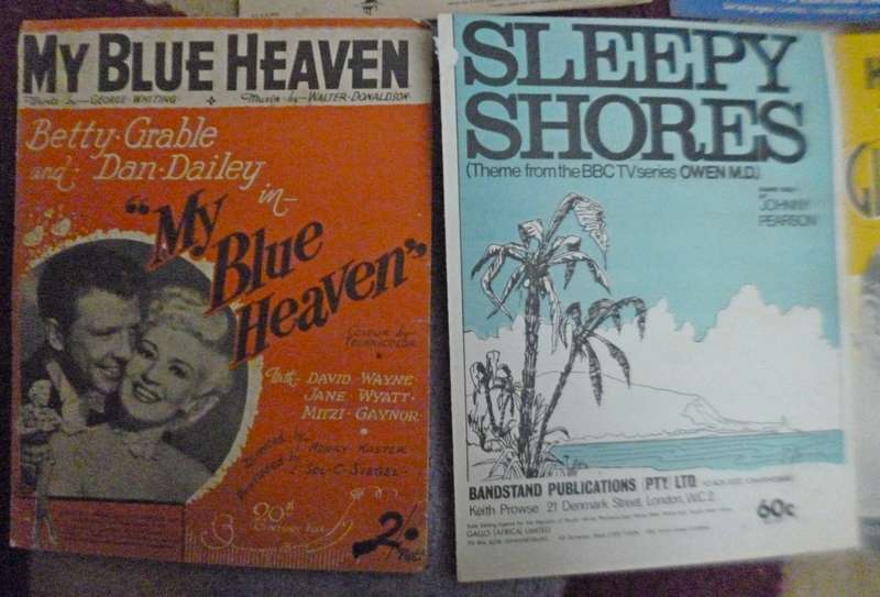 Vintage Music sheet Greats x25